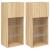Comode TV cu lumini LED, 2 buc., stejar sonoma, 40,5x30x90 cm GartenMobel Dekor