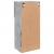 Comode TV cu lumini LED, 2 buc., gri beton, 40,5x30x90 cm GartenMobel Dekor