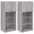 Comode TV cu lumini LED, 2 buc., gri sonoma, 40,5x30x90 cm GartenMobel Dekor