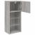 Comode TV cu lumini LED, 2 buc., gri sonoma, 40,5x30x90 cm GartenMobel Dekor