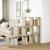 Bibliotecă/separator cameră stejar sonoma 137,5x29x103,5cm lemn GartenMobel Dekor