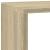 Bibliotecă/separator cameră stejar sonoma 137,5x29x103,5cm lemn GartenMobel Dekor