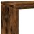 Bibliotecă/separator stejar fumuriu 137,5x29x103,5 cm lemn GartenMobel Dekor