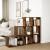 Bibliotecă/separator stejar fumuriu 137,5x29x103,5 cm lemn GartenMobel Dekor