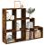 Bibliotecă/separator stejar fumuriu 137,5x29x103,5 cm lemn GartenMobel Dekor
