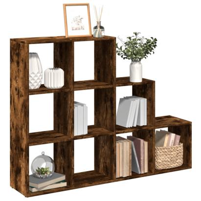 Bibliotecă/separator stejar fumuriu 137,5x29x103,5 cm lemn GartenMobel Dekor