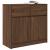 Bufetă cu sertar Stejar maro 80x34x76 cm Lemn prelucrat GartenMobel Dekor