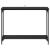 Masă de consolă Stejar negru 101 x 30.5 x 75 cm Lemn compozit GartenMobel Dekor