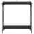 Masă de consolă Stejar negru 75 x 30.5 x 75 cm Lemn compozit GartenMobel Dekor