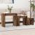 Masă de Cafea cu Tăvi Lăsate 3 pcs Lemn vechi 60 x 35 x 56 cm GartenMobel Dekor
