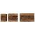 Masă de Cafea cu Tăvi Lăsate 3 pcs Lemn vechi 60 x 35 x 56 cm GartenMobel Dekor