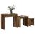 Masă de Cafea cu Tăvi Lăsate 3 pcs Lemn vechi 60 x 35 x 56 cm GartenMobel Dekor