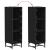 Bufet Stejar negru 35 x 37 x 117 cm Lemn compozit GartenMobel Dekor