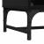 Bufet Stejar negru 35 x 37 x 117 cm Lemn compozit GartenMobel Dekor