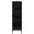 Bufet Stejar negru 35 x 37 x 117 cm Lemn compozit GartenMobel Dekor