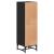 Bufet Stejar negru 35 x 37 x 117 cm Lemn compozit GartenMobel Dekor