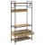 Dulap cu raft stejar artizanal 89 x 39 x 184.5 cm Lemn compozit GartenMobel Dekor