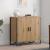 Bufet stejar artizanal 78 x 35.5 x 74.5 cm Lemn compozit GartenMobel Dekor