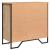 Bufet stejar artizanal 78 x 35.5 x 74.5 cm Lemn compozit GartenMobel Dekor