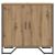 Bufet stejar artizanal 78 x 35.5 x 74.5 cm Lemn compozit GartenMobel Dekor