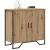 Bufet stejar artizanal 78 x 35.5 x 74.5 cm Lemn compozit GartenMobel Dekor