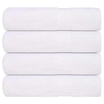 Prosoape de mână 4 buc Alb 50x100 cm 360 g/m² 100% bumbac GartenMobel Dekor