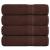 Prosoape de mână 4 buc maro 50x100 cm 360 g/m² 100% bumbac GartenMobel Dekor