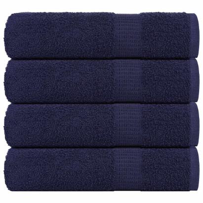 Prosoape de mână 4 buc Bleumarin 50x100 cm 360 g/m² 100% bumbac GartenMobel Dekor