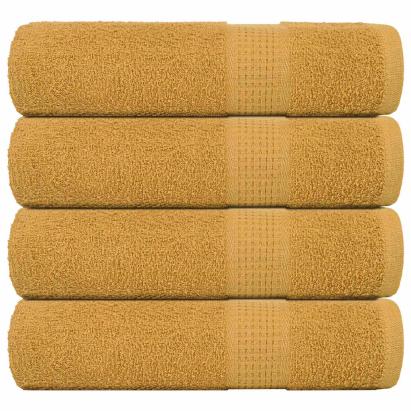 Prosoape de mână 4 buc Aur 50x100 cm 360 g/m² 100% bumbac GartenMobel Dekor