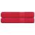 Prosoape 2 buc Roșu 100x200 cm 360 g/m² 100% bumbac GartenMobel Dekor