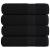 Prosoape de mână 4 buc Negru 50x100 cm 360 g/m² 100% bumbac GartenMobel Dekor