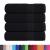 Prosoape de mână 4 buc Negru 50x100 cm 360 g/m² 100% bumbac GartenMobel Dekor