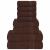 Set prosoape 8 piese maro 360 g/m² 100% bumbac GartenMobel Dekor