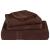 Set prosoape 8 piese maro 360 g/m² 100% bumbac GartenMobel Dekor