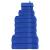Set prosoape 12 buc Albastru 360 g/m² 100% bumbac GartenMobel Dekor