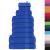 Set prosoape 12 buc Albastru 360 g/m² 100% bumbac GartenMobel Dekor