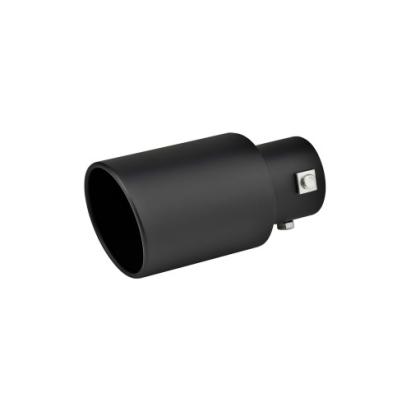 Ornament toba inox universal negru mat diametru 76mm Cod: M81 Automotive TrustedCars