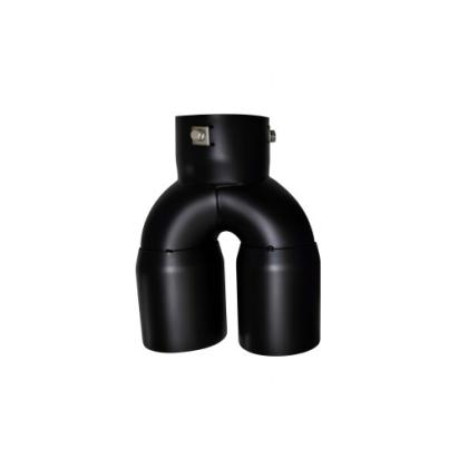 Ornament toba negru mat universal diametru 76mm Cod: M2009-76 Automotive TrustedCars