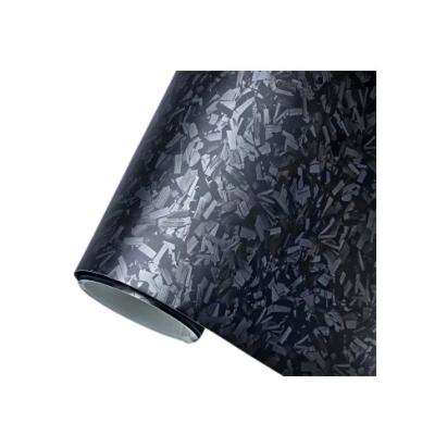 Folie auto autocolant Pet Premium carbon forjat mat 1.52m x 1m cu tehnologie eliminare bule Cod: PET10163 Automotive TrustedCars