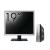 Pachet PC Second Hand HP T730 Thin Client, AMD RX-427BB 2.70-3.60GHz, 8GB DDR3, 32GB SSD Flash + Monitor 19" NewTechnology Media