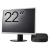 Pachet PC Second Hand HP T430 Thin Client, Intel Celeron N4000 1.10-2.60GHz, 2GB DDR4, 16GB SSD + Monitor 22" NewTechnology Media