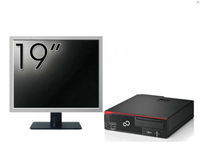 Pachet Calculator Fujitsu Esprimo D756 Desktop, Intel Core i5-6500 3.20GHz, 8GB DDR4, 500GB SATA, DVD-ROM + Monitor 19 Inch + Windows 10 Pro NewTechnology Media