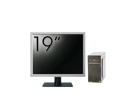 Pachet Calculator Asus Celtic R2200, AMD Ryzen 3 2200G 3.50GHz, 8GB DDR4, 256GB SSD + Monitor 19" NewTechnology Media