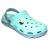 Papuci/saboti, clogs, pentru femei, spuma EVA, gri si turcoaz, marimea 39, Jose Amorales GartenVIP DiyLine