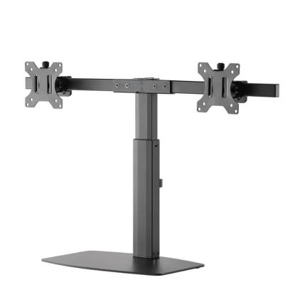 Suport Monitoare Second Hand, 2 Monitoare 10 - 27 Inch, Negru, VESA, 75x75/100x100mm NewTechnology Media