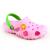 Papuci/saboti, clogs, pentru copii, spuma EVA, roz si verde, marimea 26, Jose Amorales GartenVIP DiyLine