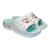 Papuci/slapi pentru femei, spuma EVA, alb si turcoaz, marimea 36, Jose Amorales GartenVIP DiyLine