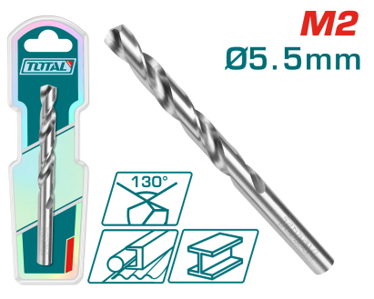 TOTAL - BURGHIU PENTRU METAL M2 HSS - 5.5MM (INDUSTRIAL) PowerTool TopQuality