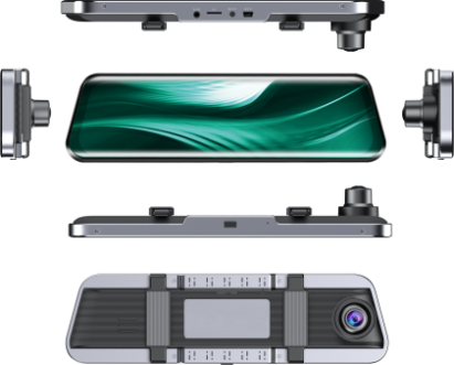 Oglinda cu camera DVR Lenovo M8 ecran de 9..66 inch 1080 fata 1080p spate Wifi Blind Spot Adas CarStore Technology