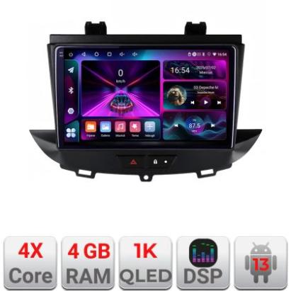 Navigatie Opel Grandland X Crossland X 2016-2020 dedicata Android radio gps internet 4+64 Incell display Qled Rockchip Kit-+EDT-E209-RK CarStore Technology